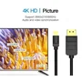 Vention Cable conversor Mini DisplayPort macho a DisplayPort macho 2m Negro